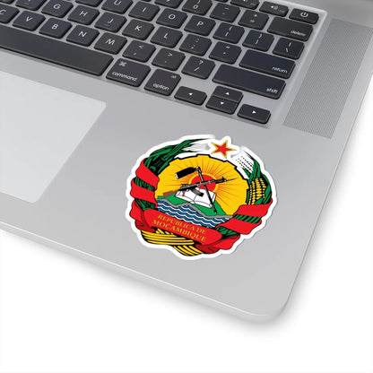 Emblem of Mozambique (Mozambique) (Coat of Arms) STICKER Vinyl Kiss-Cut Decal - The Sticker Space