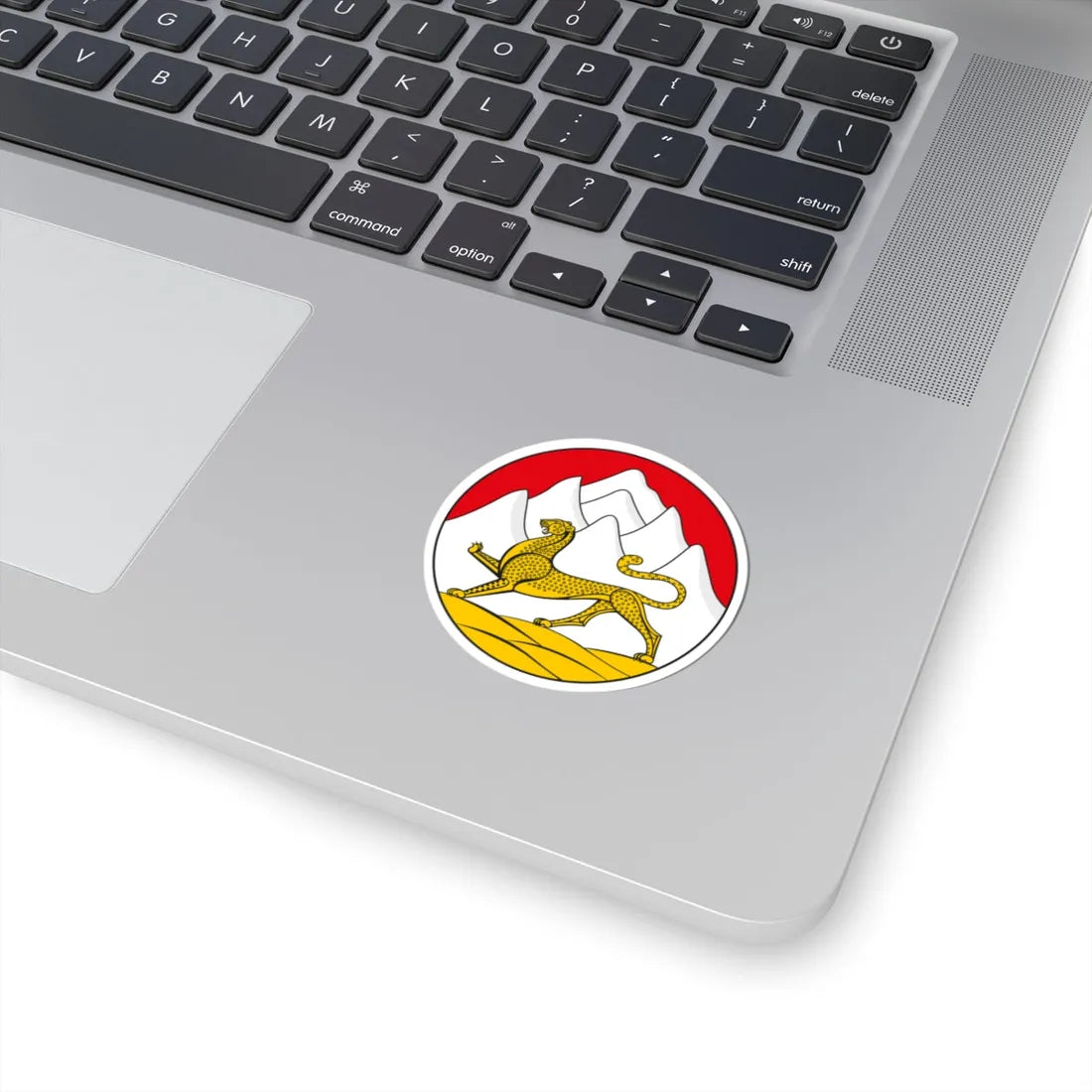 Emblem of North Ossetia (Russia) (Coat of Arms) STICKER Vinyl Kiss-Cut Decal - The Sticker Space
