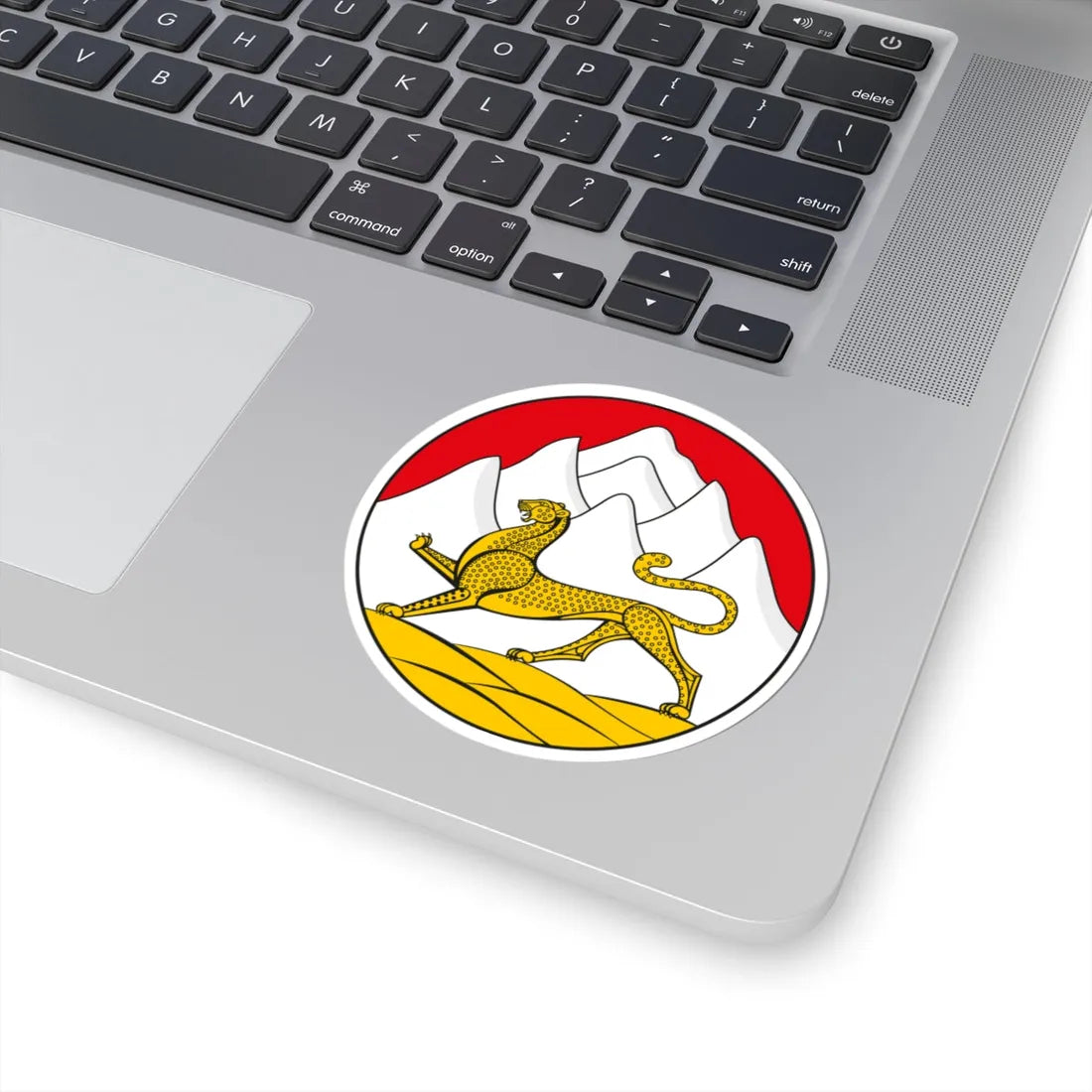 Emblem of North Ossetia (Russia) (Coat of Arms) STICKER Vinyl Kiss-Cut Decal - The Sticker Space
