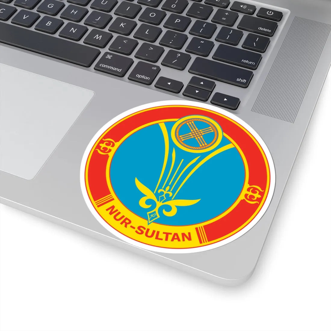 Emblem of Nur-Sultan-1 (Kazakhstan) (Coat of Arms) STICKER Vinyl Kiss-Cut Decal - The Sticker Space