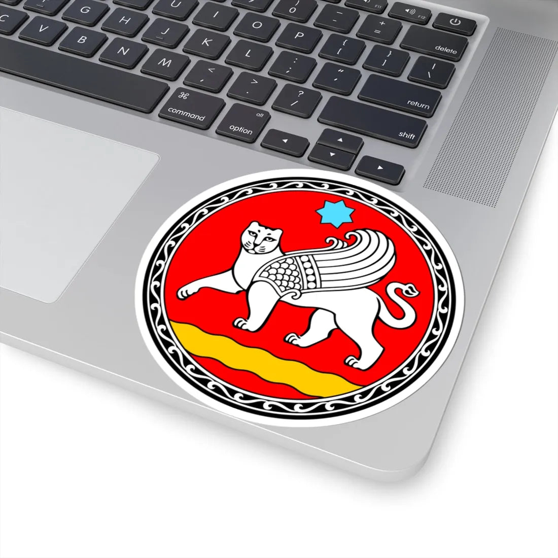 Emblem of Samarkand (Uzbekistan) (Coat of Arms) STICKER Vinyl Kiss-Cut Decal - The Sticker Space