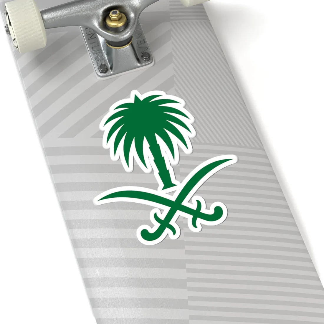 Emblem of Saudi Arabia 2 (Saudi Arabia) (Coat of Arms) STICKER Vinyl Kiss-Cut Decal - The Sticker Space