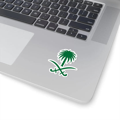 Emblem of Saudi Arabia 2 (Saudi Arabia) (Coat of Arms) STICKER Vinyl Kiss-Cut Decal - The Sticker Space