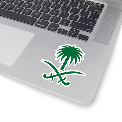 Emblem of Saudi Arabia 2 (Saudi Arabia) (Coat of Arms) STICKER Vinyl Kiss-Cut Decal - The Sticker Space