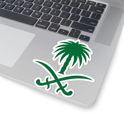 Emblem of Saudi Arabia 2 (Saudi Arabia) (Coat of Arms) STICKER Vinyl Kiss-Cut Decal - The Sticker Space
