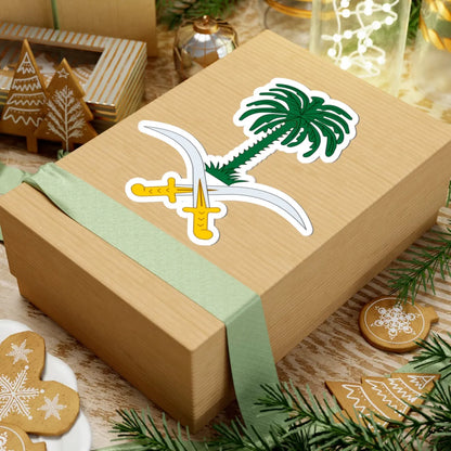 Emblem of Saudi Arabia (Saudi Arabia) (Coat of Arms) STICKER Vinyl Kiss-Cut Decal - The Sticker Space