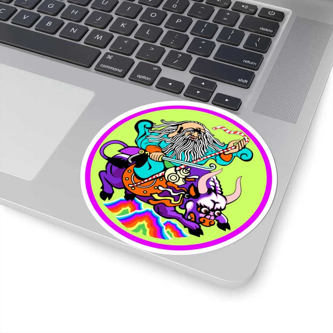 Emblem of Songino khairkhan district Ulaanbaatar (Mongolia) (Coat of Arms) STICKER Vinyl Kiss-Cut Decal - The Sticker Space