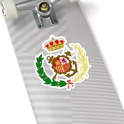 Emblem of Spanish Customs Surveillance Service (Spain) (Coat of Arms) STICKER Vinyl Kiss-Cut Decal - The Sticker Space