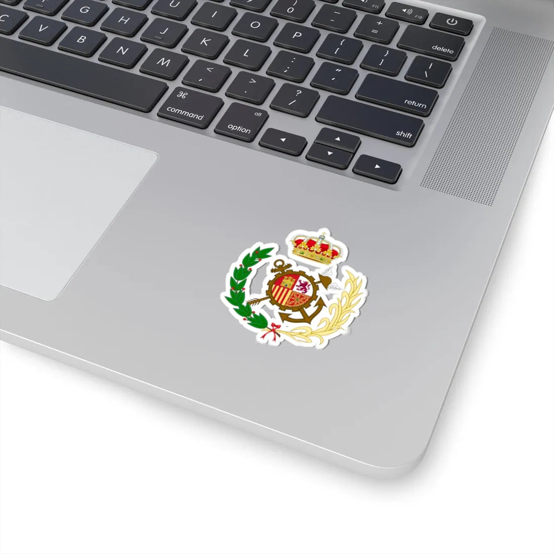 Emblem of Spanish Customs Surveillance Service (Spain) (Coat of Arms) STICKER Vinyl Kiss-Cut Decal - The Sticker Space