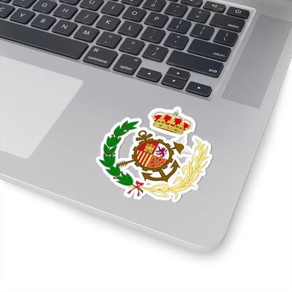 Emblem of Spanish Customs Surveillance Service (Spain) (Coat of Arms) STICKER Vinyl Kiss-Cut Decal - The Sticker Space