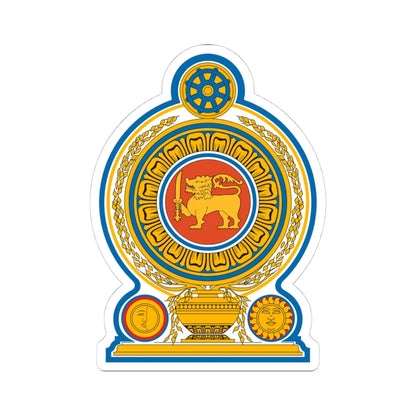 Emblem of Sri Lanka (Sri Lanka) (Coat of Arms) STICKER Vinyl Kiss-Cut Decal - The Sticker Space