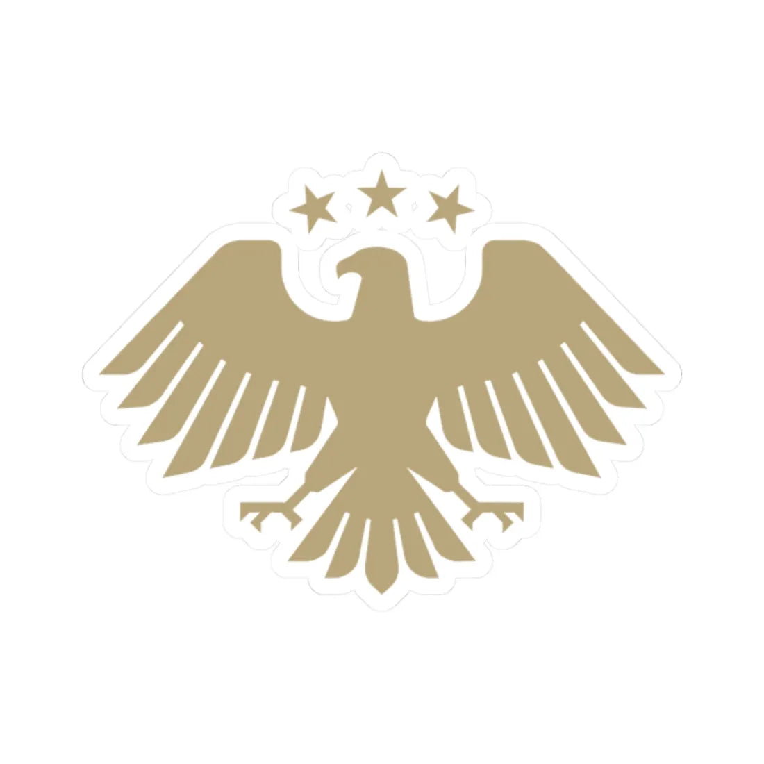 Emblem of Syria 2025present (Syria) (Coat of Arms) STICKER Vinyl Kiss-Cut Decal 2 Inch White - The Sticker Space