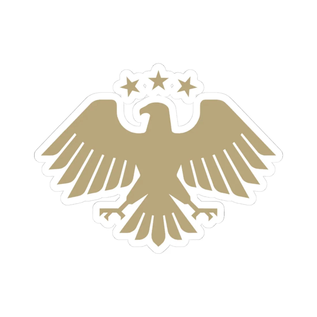 Emblem of Syria 2025present (Syria) (Coat of Arms) STICKER Vinyl Kiss-Cut Decal 3 Inch White - The Sticker Space