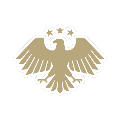 Emblem of Syria 2025present (Syria) (Coat of Arms) STICKER Vinyl Kiss-Cut Decal 3 Inch White - The Sticker Space