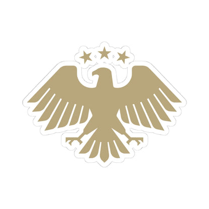 Emblem of Syria 2025present (Syria) (Coat of Arms) STICKER Vinyl Kiss-Cut Decal 4 Inch White - The Sticker Space