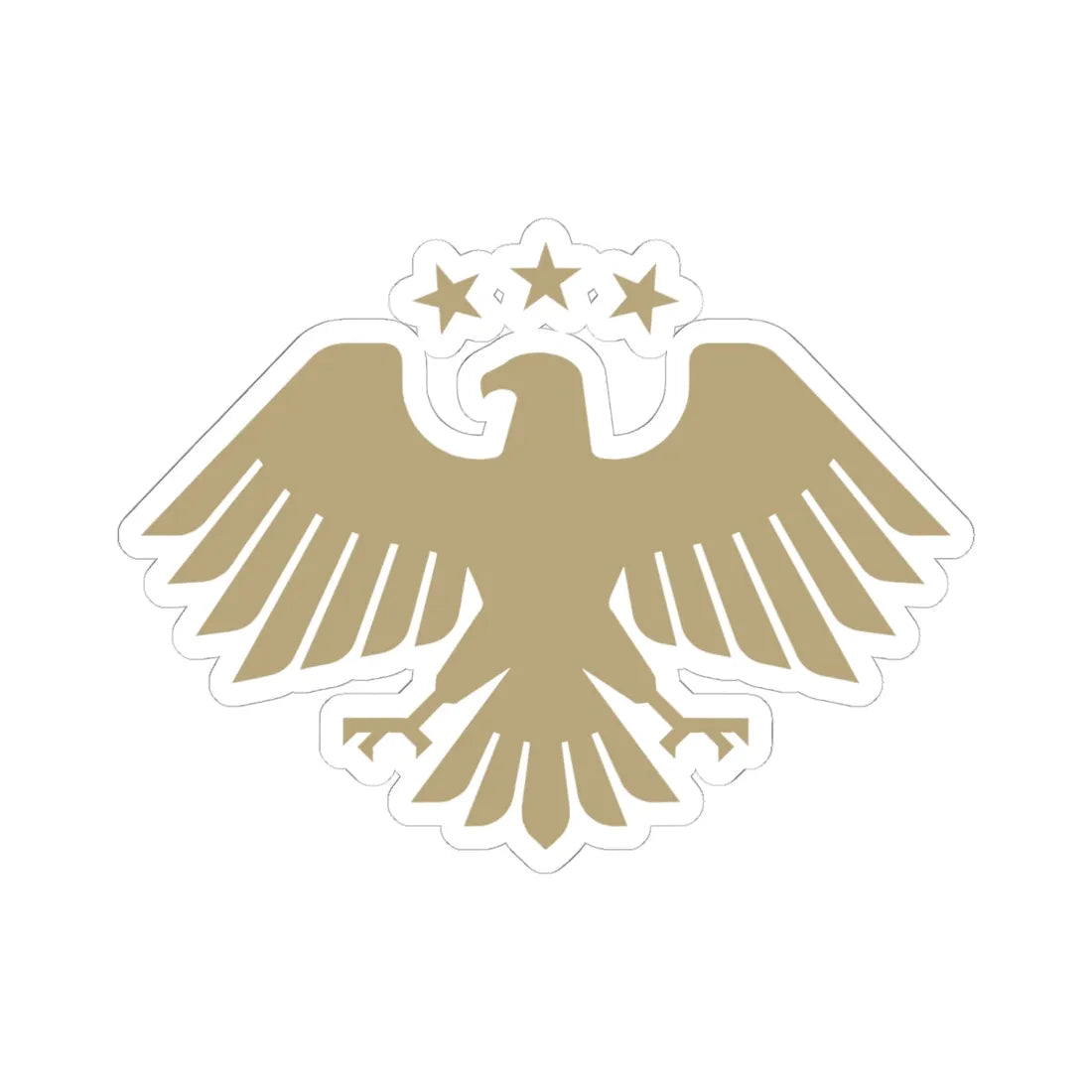 Emblem of Syria 2025present (Syria) (Coat of Arms) STICKER Vinyl Kiss-Cut Decal 6 Inch White - The Sticker Space