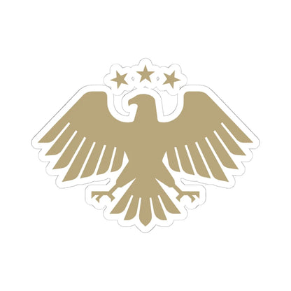 Emblem of Syria 2025present (Syria) (Coat of Arms) STICKER Vinyl Kiss-Cut Decal 6 Inch White - The Sticker Space