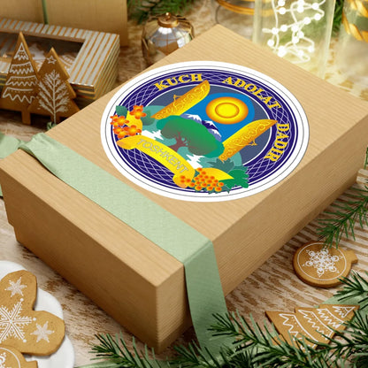 Emblem of Tashkent (Uzbekistan) (Coat of Arms) STICKER Vinyl Kiss-Cut Decal - The Sticker Space