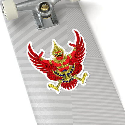 Emblem of Thailand (Thailand) (Coat of Arms) STICKER Vinyl Kiss-Cut Decal - The Sticker Space