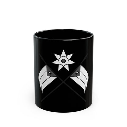 Emblem of the Arab Kingdom of Syria (1920) - Black Coffee Mug-11oz-The Sticker Space