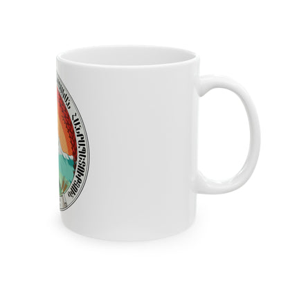 Emblem of the Armenian SSR (1922) - White Coffee Mug-The Sticker Space