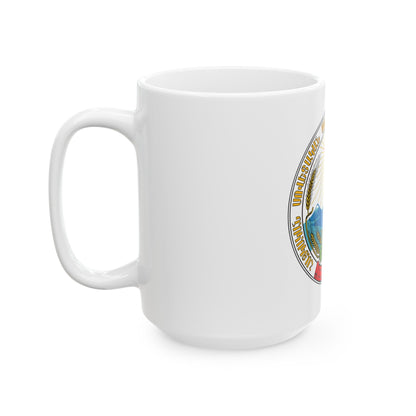 Emblem of the Armenian SSR - White Coffee Mug-The Sticker Space