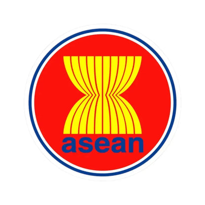 Emblem of the Association of Southeast Asian Nations ASEAN - STICKER Vinyl Kiss-Cut Decal 2 Inch White - The Sticker Space