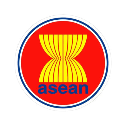 Emblem of the Association of Southeast Asian Nations ASEAN - STICKER Vinyl Kiss-Cut Decal 3 Inch White - The Sticker Space