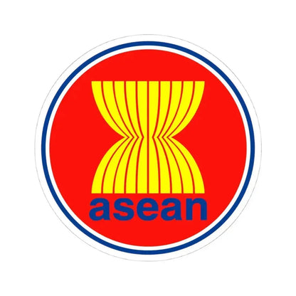 Emblem of the Association of Southeast Asian Nations ASEAN - STICKER Vinyl Kiss-Cut Decal 4 Inch White - The Sticker Space