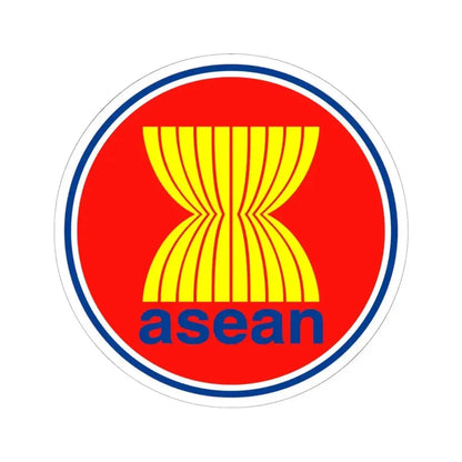 Emblem of the Association of Southeast Asian Nations ASEAN - STICKER Vinyl Kiss-Cut Decal 6 Inch White - The Sticker Space