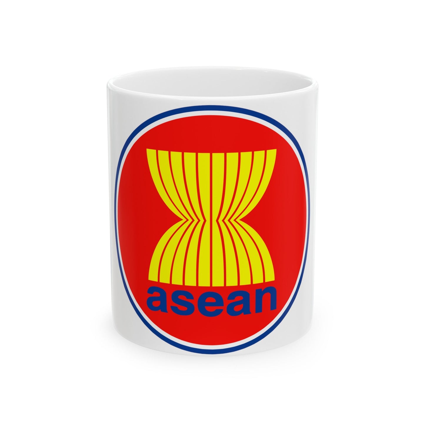 Emblem of the Association of Southeast Asian Nations ASEAN - White Coffee Mug-11oz-The Sticker Space