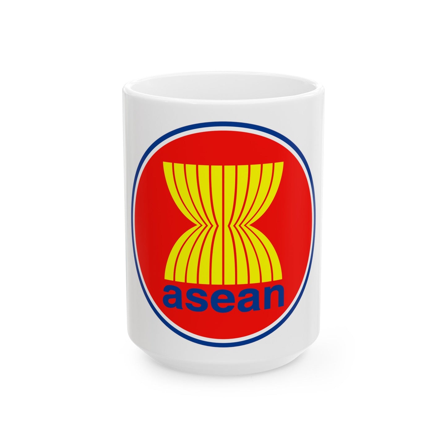 Emblem of the Association of Southeast Asian Nations ASEAN - White Coffee Mug-15oz-The Sticker Space