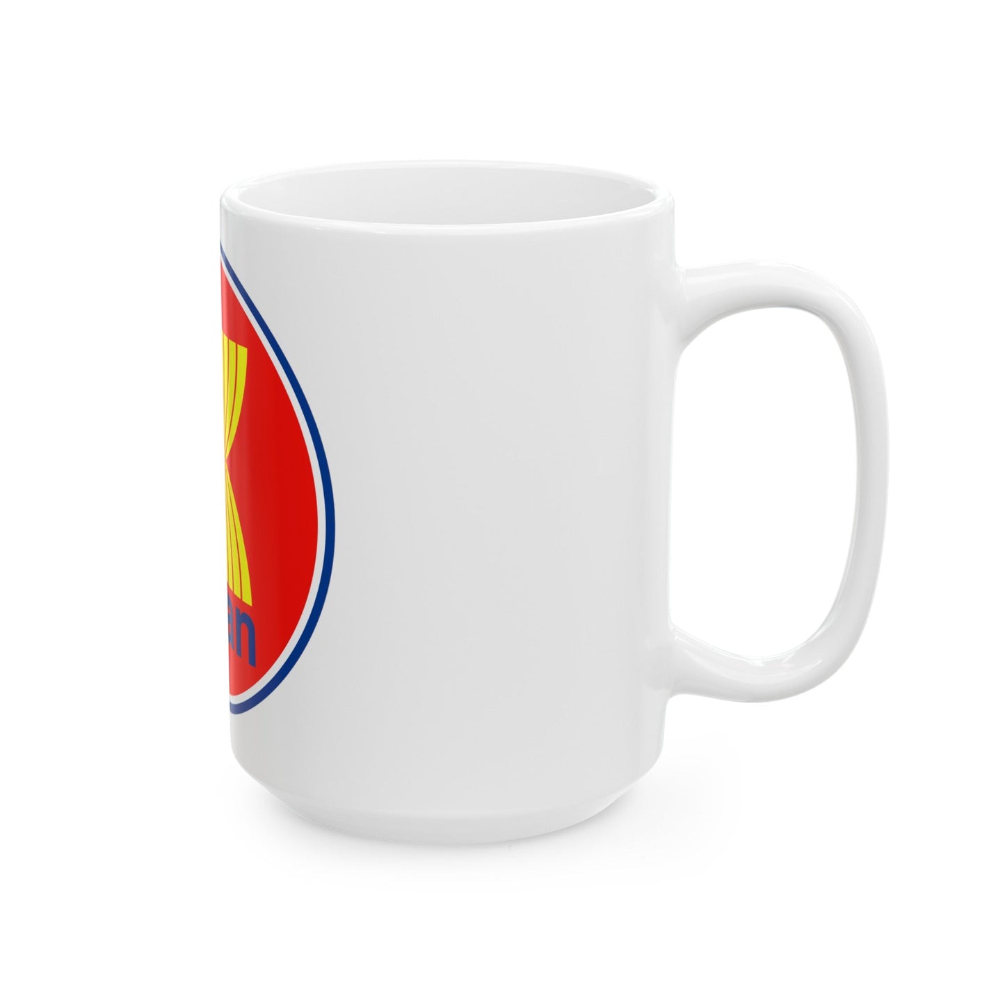 Emblem of the Association of Southeast Asian Nations ASEAN - White Coffee Mug-The Sticker Space