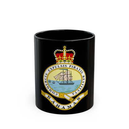 Emblem of the Bahamas (1869-1904; 1953-1964) - Black Coffee Mug-11oz-The Sticker Space