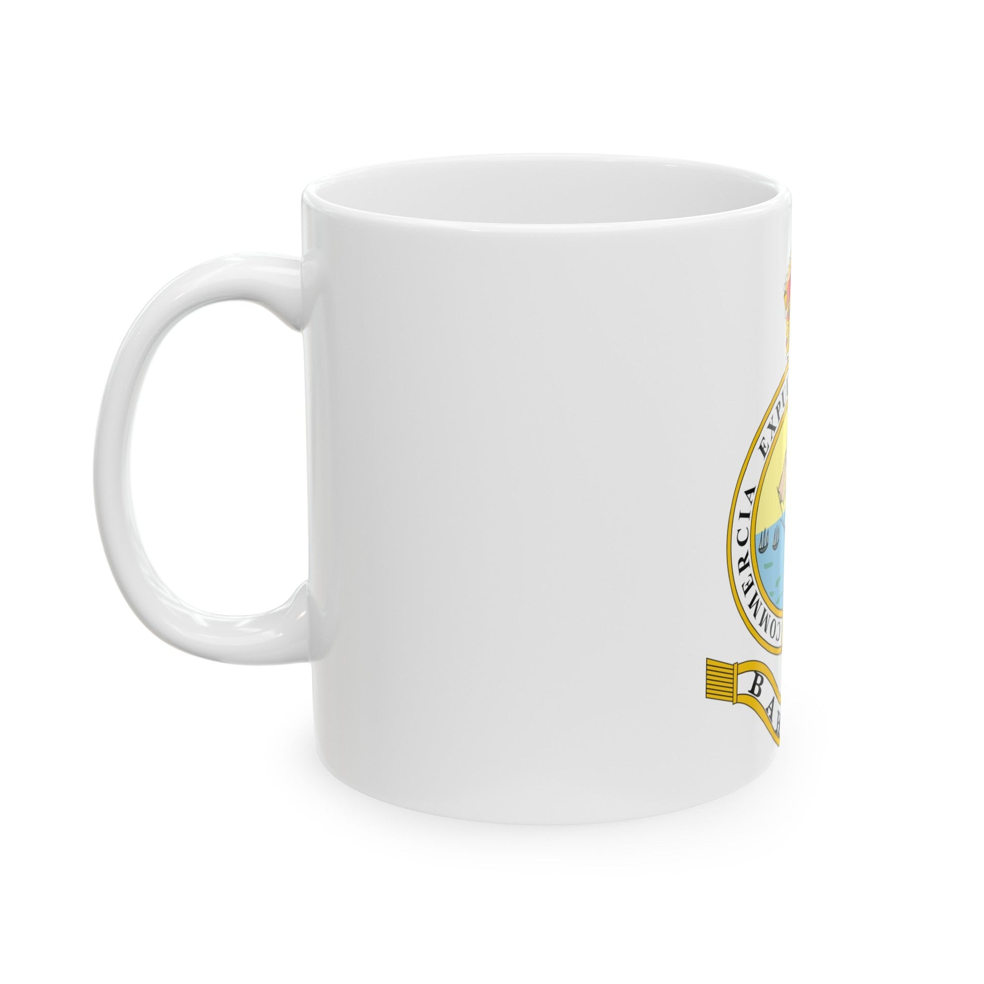 Emblem of the Bahamas (1904-1953) - White Coffee Mug-The Sticker Space