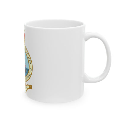 Emblem of the Bahamas (1964-1973) - White Coffee Mug-The Sticker Space