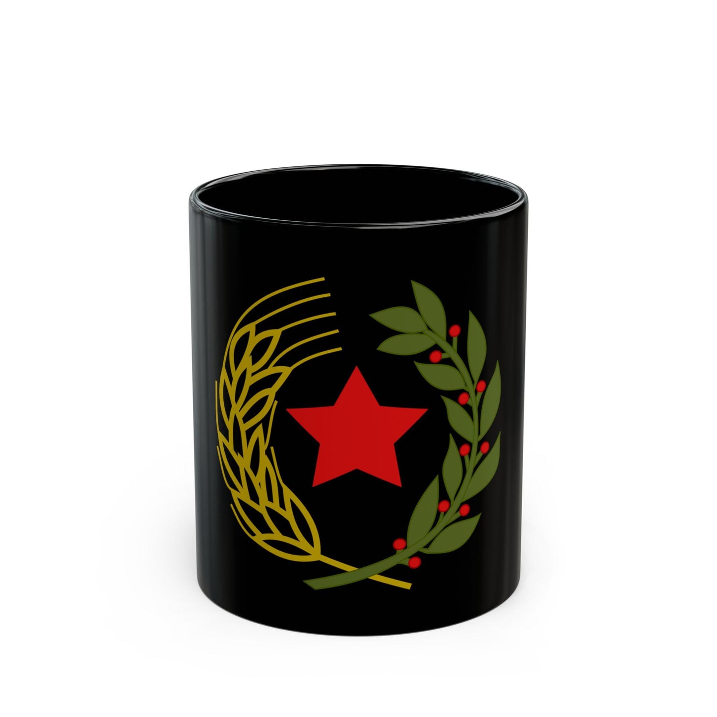 Emblem of the Federal State of Croatia - Black Coffee Mug