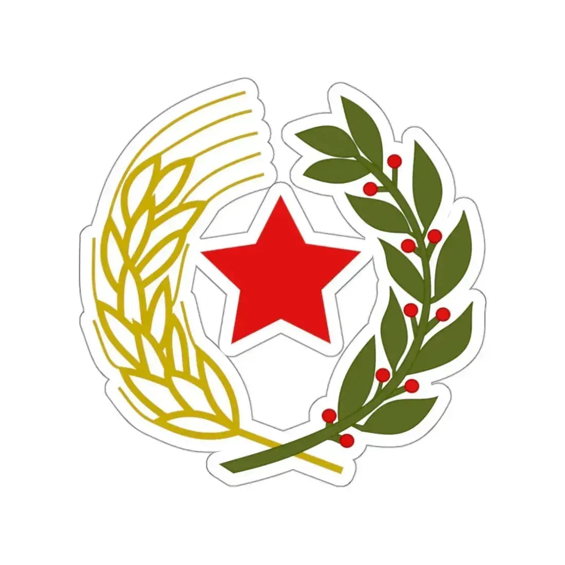 Emblem of the Federal State of Croatia STICKER Vinyl Die-Cut Decal 3 Inch - The Sticker Space