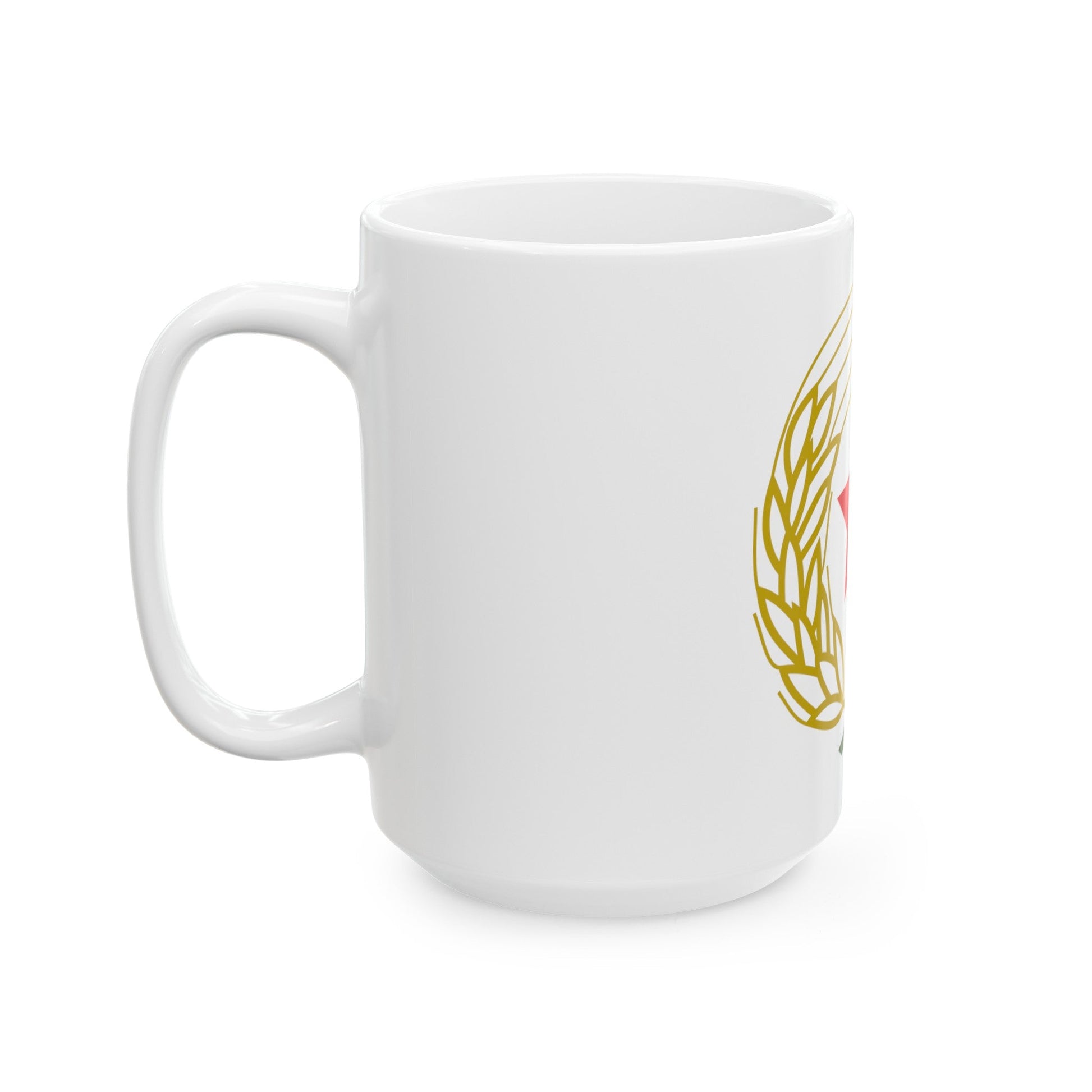 Emblem of the Federal State of Croatia - White Coffee Mug-The Sticker Space