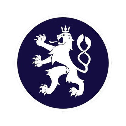 Emblem of the Government of the Czech Republic (Czech Republic) STICKER Vinyl Kiss-Cut Decal 2 Inch White - The Sticker Space