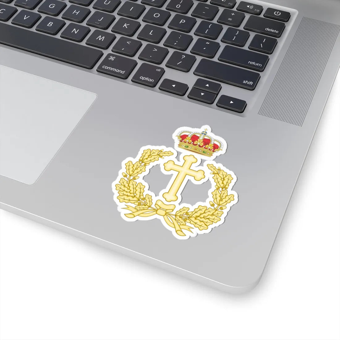 Emblem of the Military Archbishopric of Spain (Spain) (Coat of Arms) STICKER Vinyl Kiss-Cut Decal - The Sticker Space
