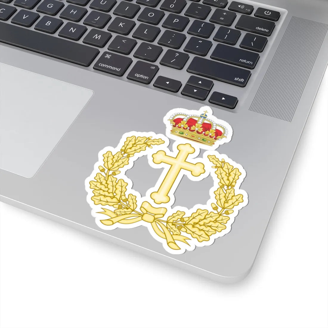 Emblem of the Military Archbishopric of Spain (Spain) (Coat of Arms) STICKER Vinyl Kiss-Cut Decal - The Sticker Space