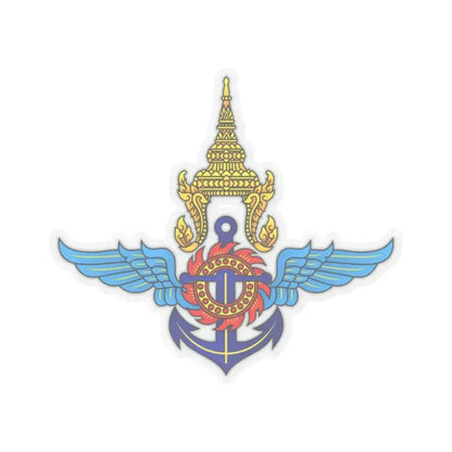 Emblem of the Ministry of Defence of Thailand (Thailand) STICKER Vinyl Kiss-Cut Decal 2 Inch Transparent - The Sticker Space