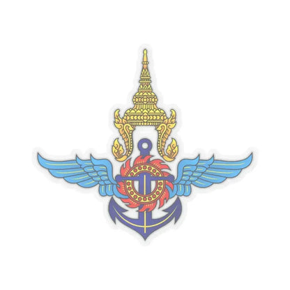 Emblem of the Ministry of Defence of Thailand (Thailand) STICKER Vinyl Kiss-Cut Decal 3 Inch Transparent - The Sticker Space