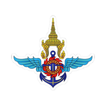 Emblem of the Ministry of Defence of Thailand (Thailand) STICKER Vinyl Kiss-Cut Decal 3 Inch White - The Sticker Space