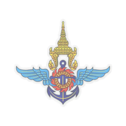 Emblem of the Ministry of Defence of Thailand (Thailand) STICKER Vinyl Kiss-Cut Decal 6 Inch Transparent - The Sticker Space