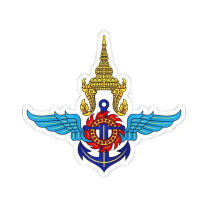 Emblem of the Ministry of Defence of Thailand (Thailand) STICKER Vinyl Kiss-Cut Decal 6 Inch White - The Sticker Space