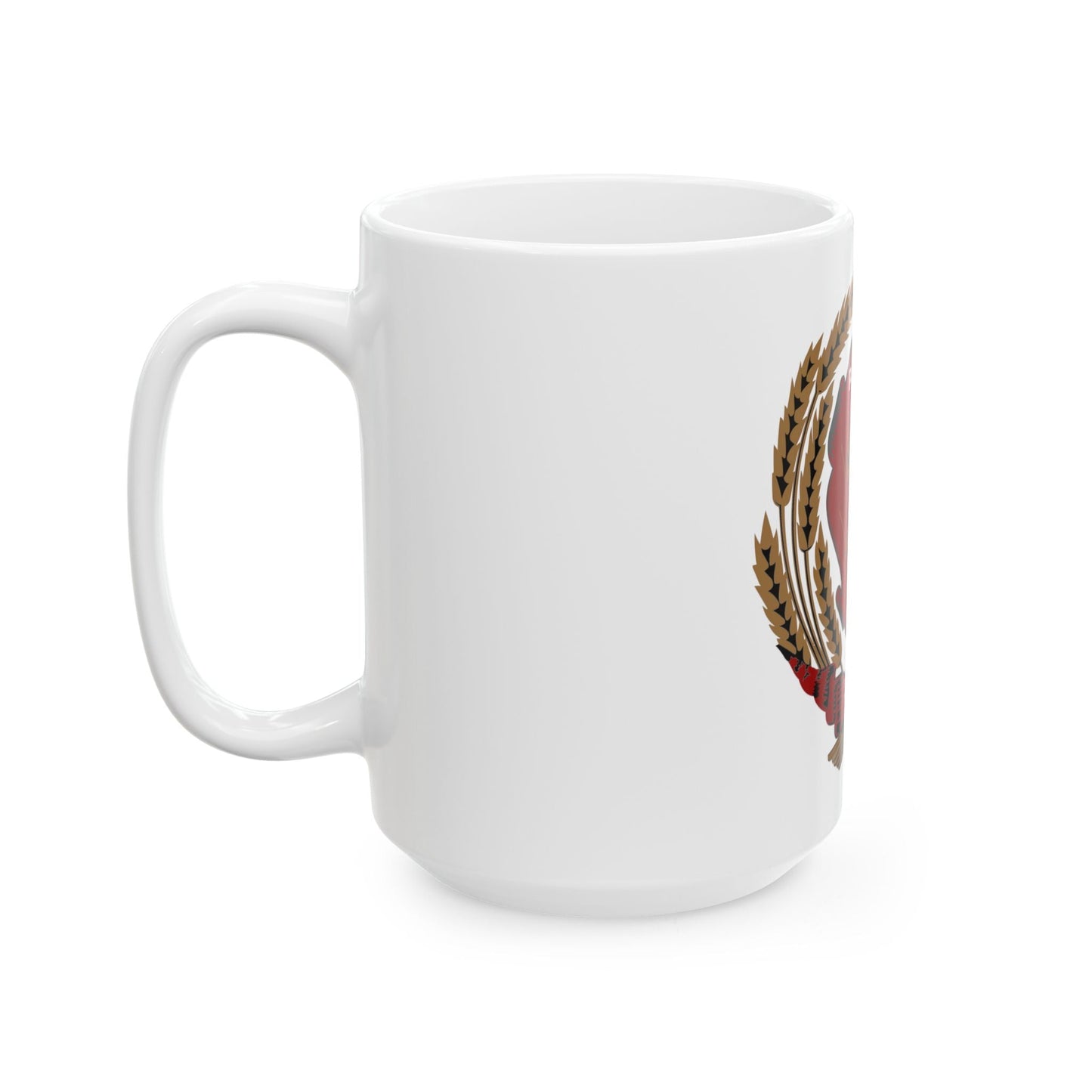 Emblem of the Moldavian SSR (1940-1941) - White Coffee Mug