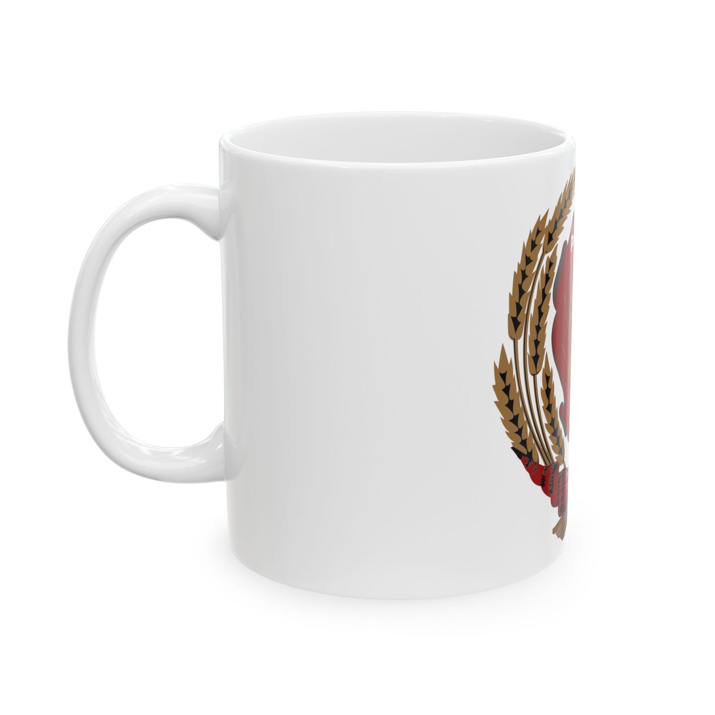 Emblem of the Moldavian SSR (1940-1941) - White Coffee Mug