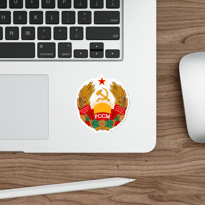 Emblem of the Moldavian SSR (1957-1981) STICKER Vinyl Die-Cut Decal-The Sticker Space